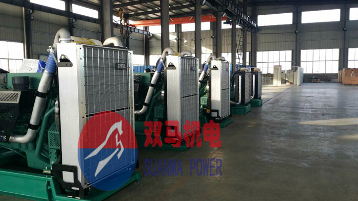 沃爾沃柴油發電機組生產完畢1