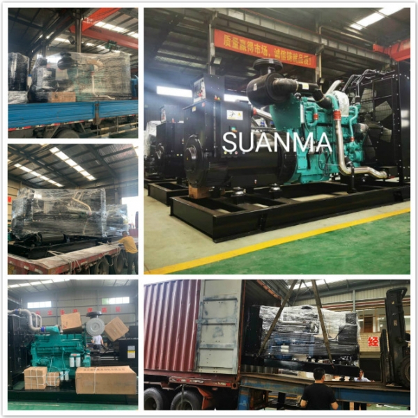 500KVA 750KVA柴油發(fā)電機組發(fā)運上海港